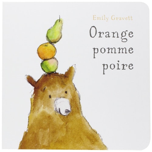 RANGE, POMME, POIRE, de Emily Gravett | portada del libro