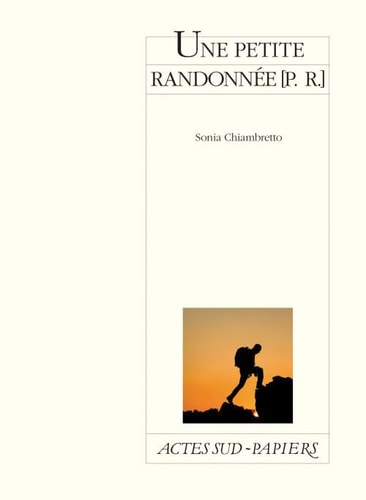 UNE PETITE RANDONNEE, de Sonia Chiambretto | portada del libro