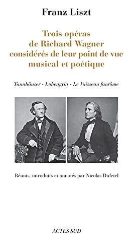 TROIS OPERAS DE RICHARD WAGNER CONSIDERES DE LEUR POINT DE V, de Franz Liszt | portada del libro