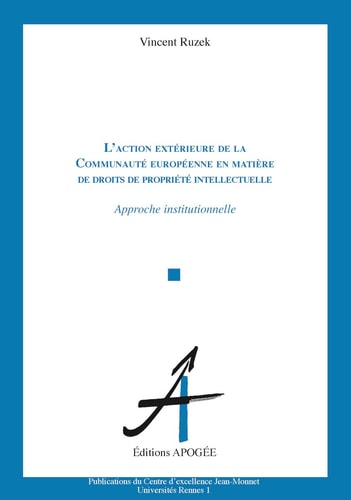ACTION EXTERIEURE DE LA CE EN MATIERE DE, de Vincent Ruzek | portada del libro