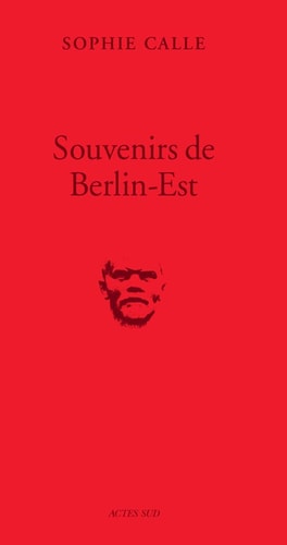 SOUVENIRS DE BERLIN-EST, de Sophie Calle | portada del libro
