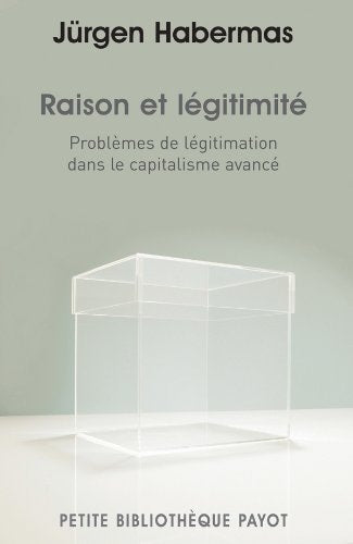 RAISON ET LEGITIMITE, de Jürgen Habermas | portada del libro