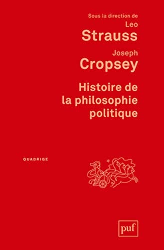 ISTOIRE DE LA PHILOSOPHIE POLITIQUE, de Leo Strauss | portada del libro
