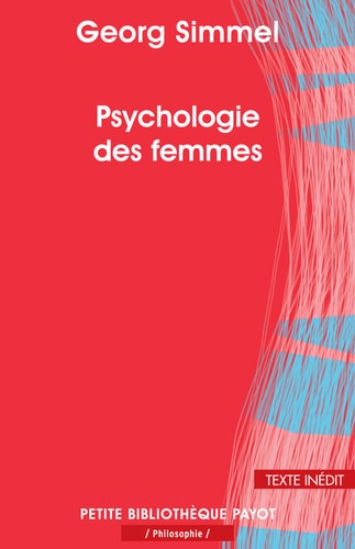 PSYCHOLOGIE DES FEMMES, de Georg Simmel | portada del libro