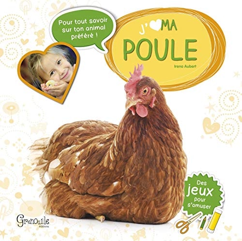 J'AIME MA POULE, de Iréna Aubert | portada del libro