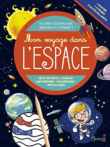 MON VOYAGE DANS L'ESPACE, de Maud Brougère | portada del libro
