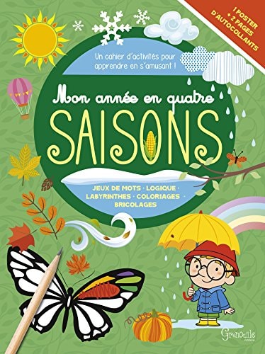 MON ANNEE EN QUATRE SAISONS, de Claire Chabot | portada del libro