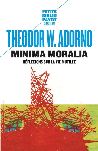MINIMA MORALIA, de Theodor W. Adorno | portada del libro