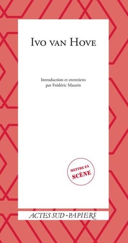 IVO VAN HOVE, de Frédéric Maurin | portada del libro