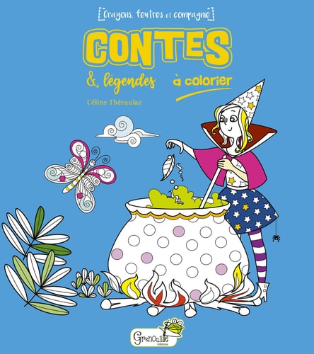 CONTES ET LEGENDES A COLORIER, de C Theraulaz | portada del libro