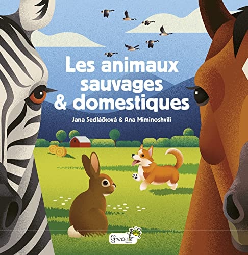 LES ANIMAUX SAUVAGES ET DOMESTIQUES, de Jana Sedlácková | portada del libro