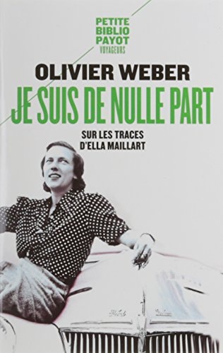 JE SUIS DE NULLE PART, de Olivier Weber | portada del libro
