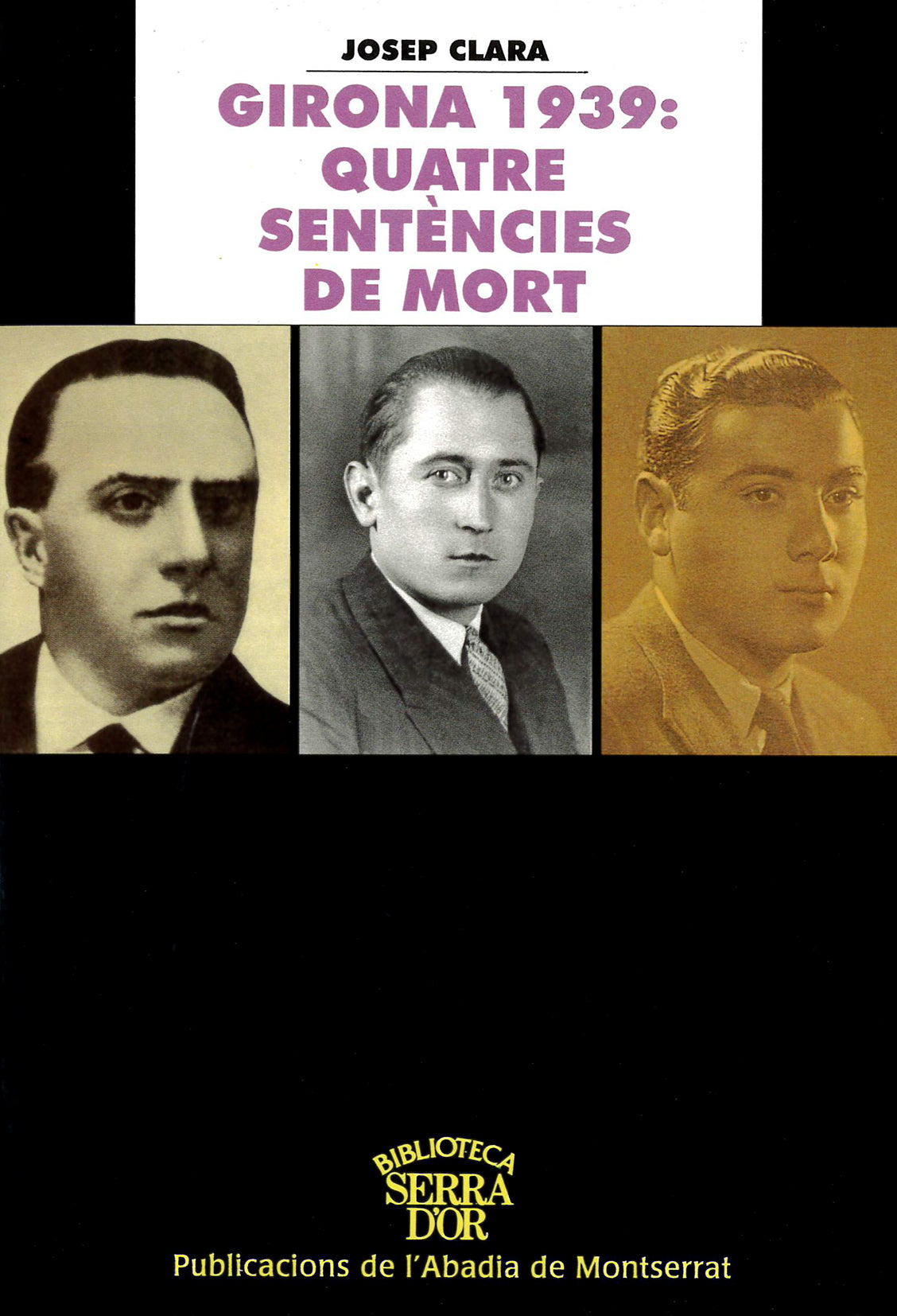 Girona 1939: Quatre sentències de mort, de Clara | portada del libro
