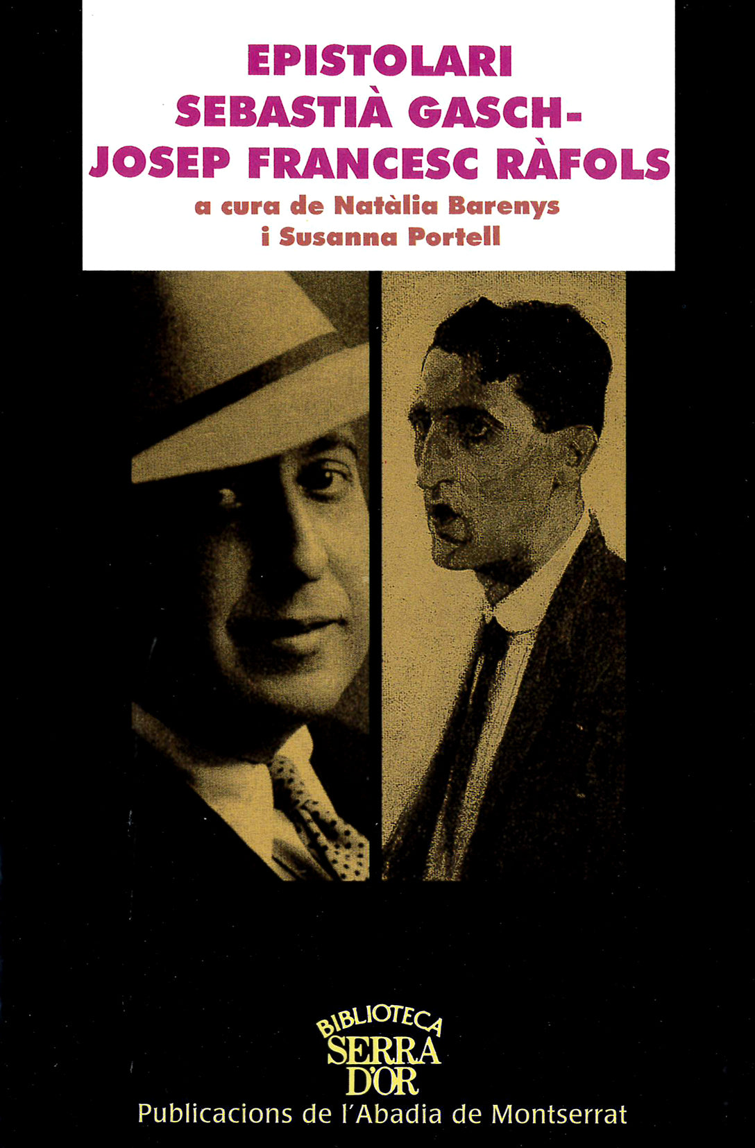 Epistolari Sebastia Gasch - Josep Francesc Ràfols, de Barenys Ruíz | portada del libro