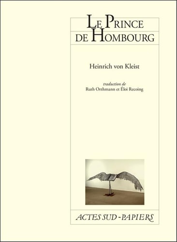 LE PRINCE DE HOMBOURG, de Heinrich von Kleist | portada del libro