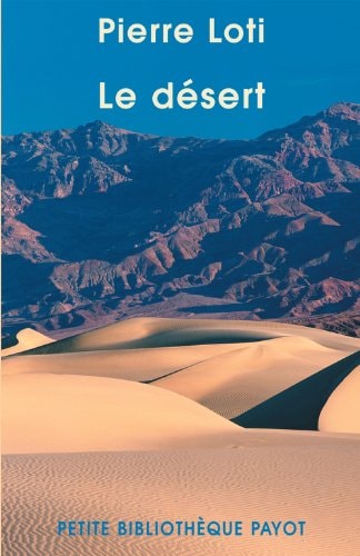 LE DESERT, de Pierre Loti | portada del libro