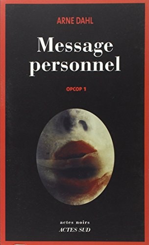 MESSAGE PERSONNEL, de Arne Dahl | portada del libro