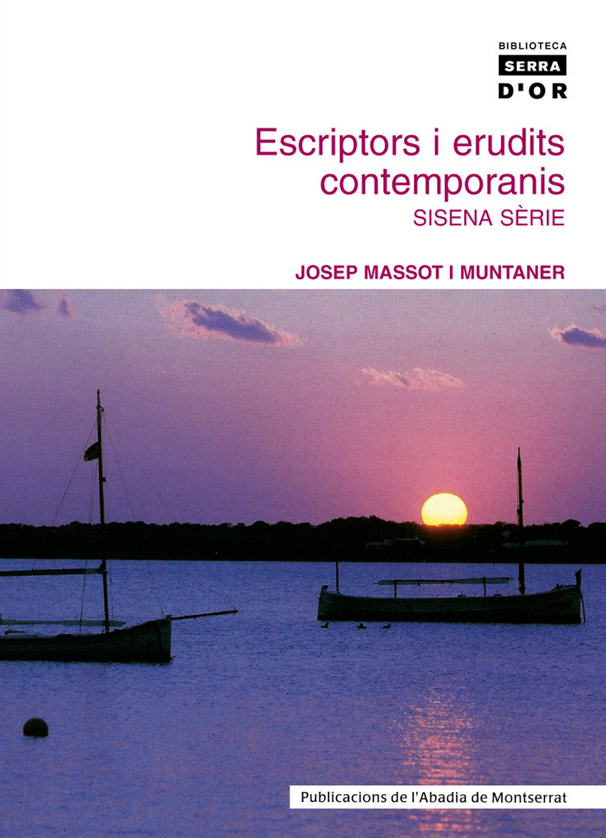 Escriptors i erudits contemporanis. Sisena sèrie, de Massot i Muntaner | portada del libro