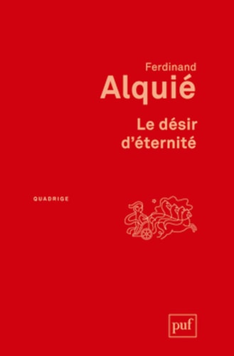E DESIR D'ETERNITE, de Ferdinand Alquié | portada del libro