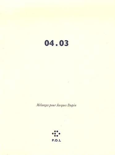 04.03, de Francis Cohen | portada del libro