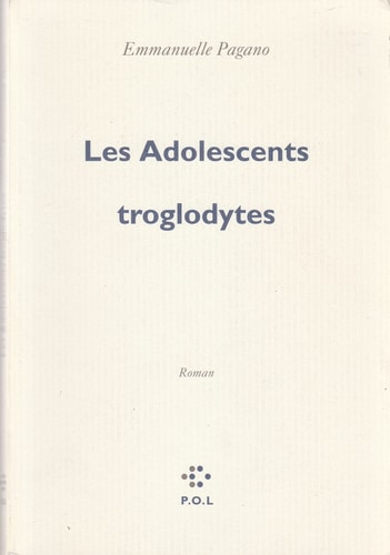 LES ADOLESCENTS TROGLODYTES, de Pagano | portada del libro