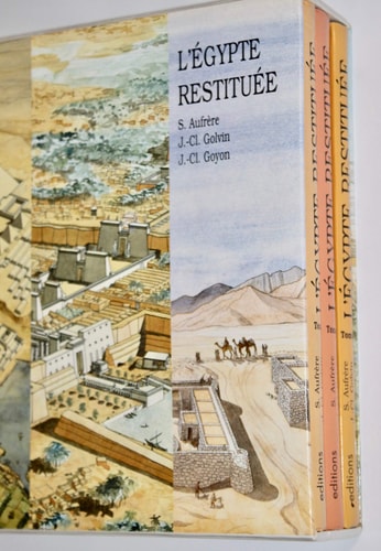 L'EGYPTE RESTITUEE T1 : SITES ET TEMPLES DE HAUTE EGYPTE, de Sydney Aufrère | portada del libro