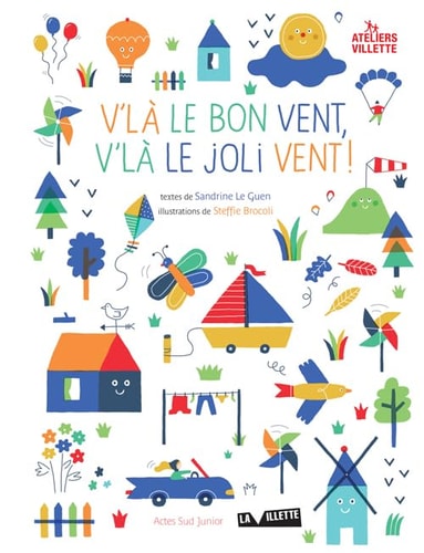V'LA LE BON VENT, V'LA LE JOLI VENT !, de Sandrine Le Guen | portada del libro