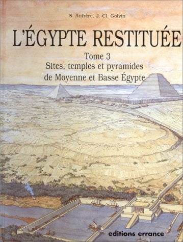 L'EGYPTE RESTITUEE T3, de Sydney Aufrère | portada del libro