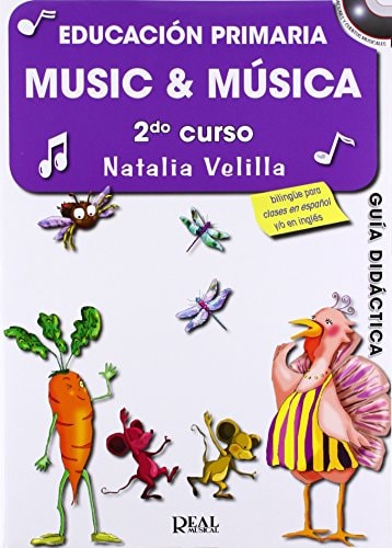 MUSIC & MUSICA 2, EDUCACION PRIMARIA, de VELILLA | portada del libro