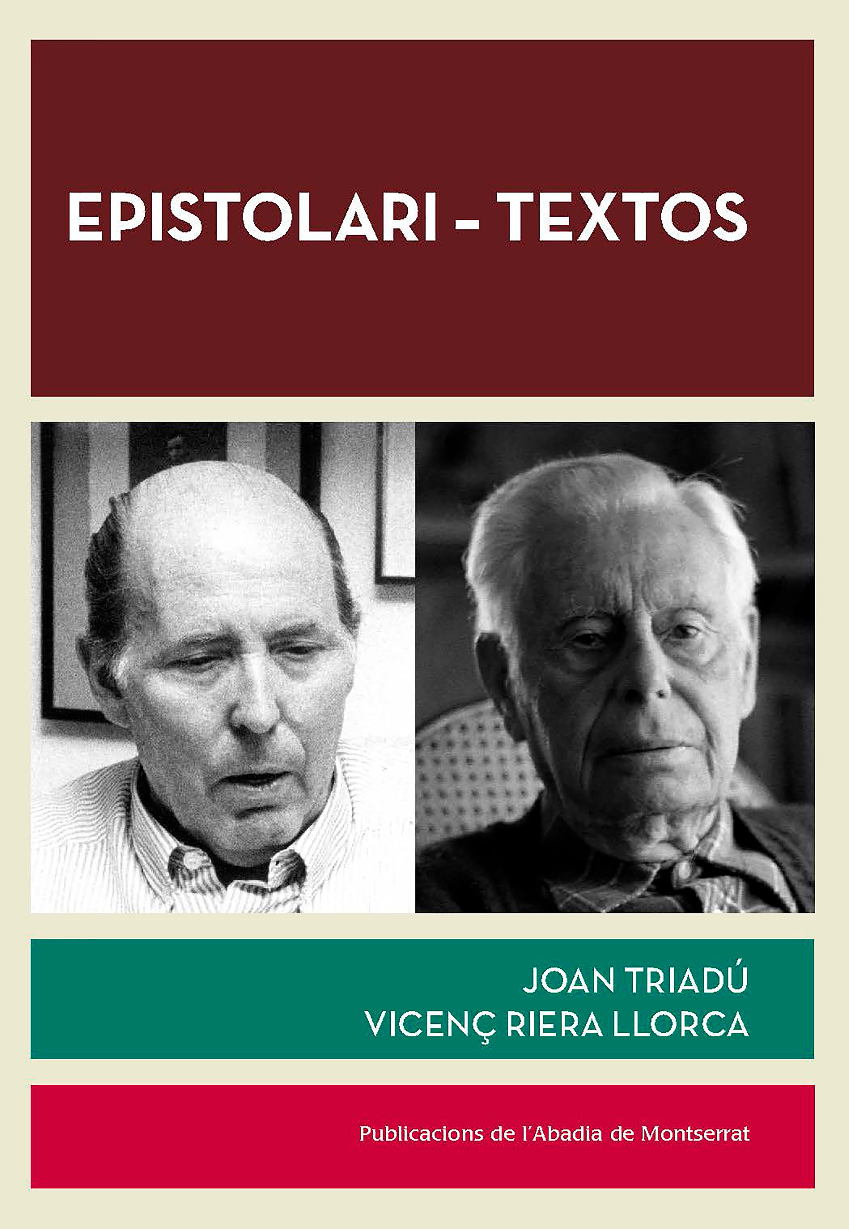 Epistolari-Textos, de TRIADǺ | portada del libro