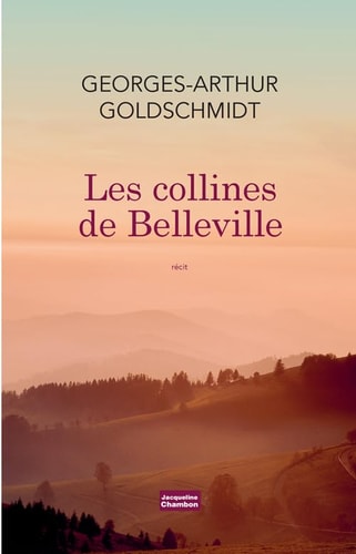 LES COLLINES DE BELLEVILLE, de Georges-Arthur Goldschmidt | portada del libro