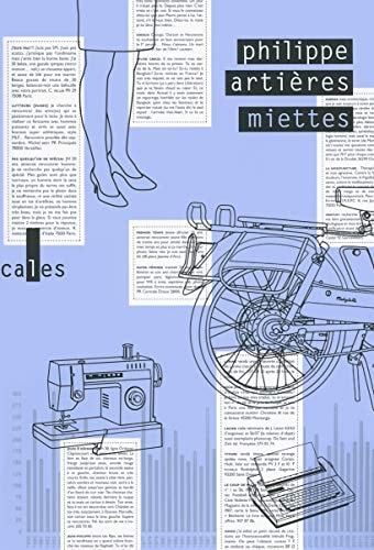 Miettes, de Philippe Artières | portada del libro
