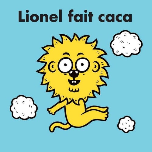 LIONEL FAIT CACA, de Eric Veillé | portada del libro