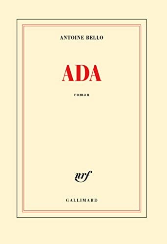 ADA, de Antoine Bello | portada del libro