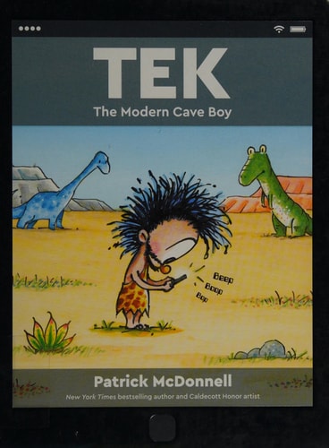 TEK THE MODERN CAVE BOY, de Patrick McDonnell | portada del libro
