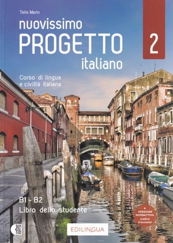 NUOVISSIMO PROGETTO ITALIANO 2 LIBRO DELLO STUDENT, de Telis Marin | portada del libro