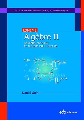ALGEBRE T2, de GUIN DANIEL | portada del libro