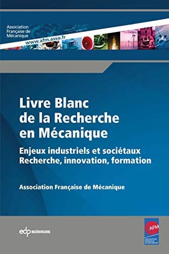 LIVRE BLANC DE LA RECHERCHE EN MECANIQUE, de AFM | portada del libro