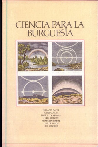 Ciencia para la burgues¡a, de CAPEL | portada del libro