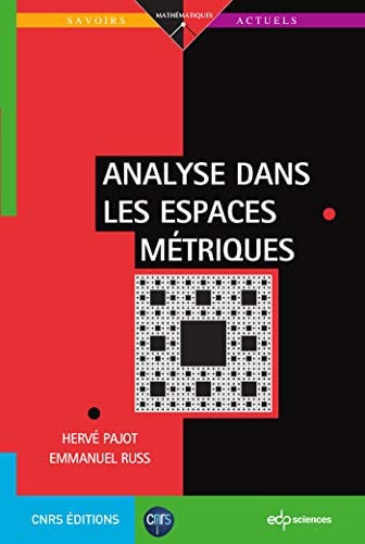 ANALYSE DANS LES ESPACES METRIQUES, de PAJOT HERVE | portada del libro