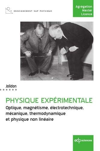 PHYSIQUE EXPERIMENTALE, de JOLIDON | portada del libro
