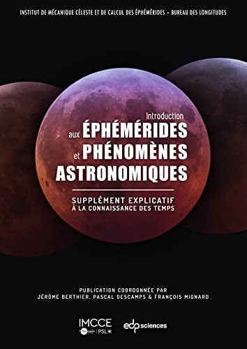 INTRODUCTION AUX EPHEMERIDES ET PHENOMENES ASTRONOMIQUES, de IMCCE | portada del libro
