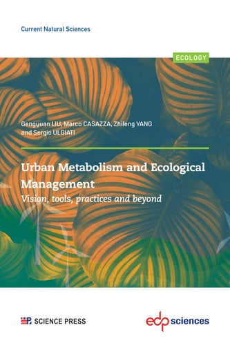 URBAN METABOLISM AND ECOLOGICAL MANAGEMENT:, de LIU GENGYUAN | portada del libro