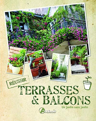 TERRASSES & BALCONS UN JARDIN SANS JARDIN, de DELVAILLE A | portada del libro