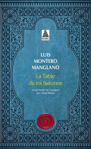 LA TABLE DU ROI SALOMON, de Luis Montero Manglano | portada del libro