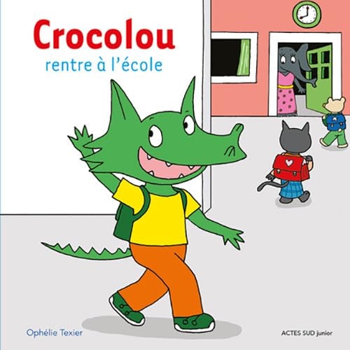 CROCOLOU RENTRE A LECOLE, de Texier | portada del libro