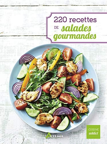 220 RECETTES DE SALADES GOURMANDES, de COLLECTIF | portada del libro