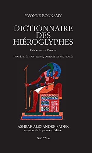DICTIONNAIRE DES HIEROGLYPHES, de Yvonne Bonnamy | portada del libro