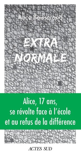EXTRA-NORMALE, de Alice Boisserand | portada del libro