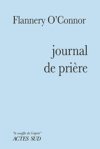 JOURNAL DE PRIERE, de Flannery O'Connor | portada del libro